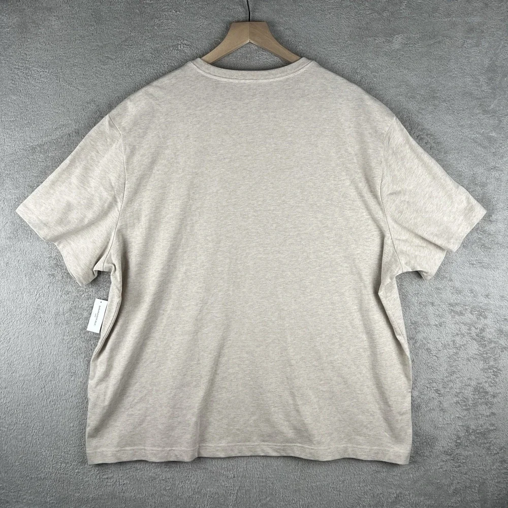 Banana Republic Men's Shirt NWT Size 2XL Oatmeal Heather Signature - Picture 7 of 10